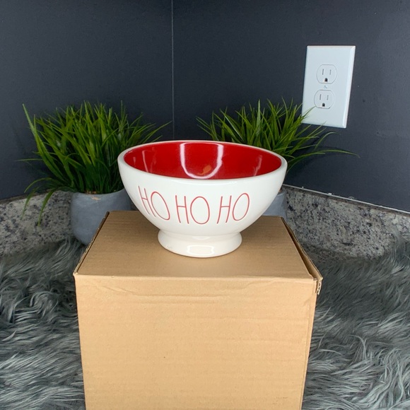 🎅Rae Dunn Christmas Medium Mixing Bowl “HO HO HO” - Picture 1 of 3